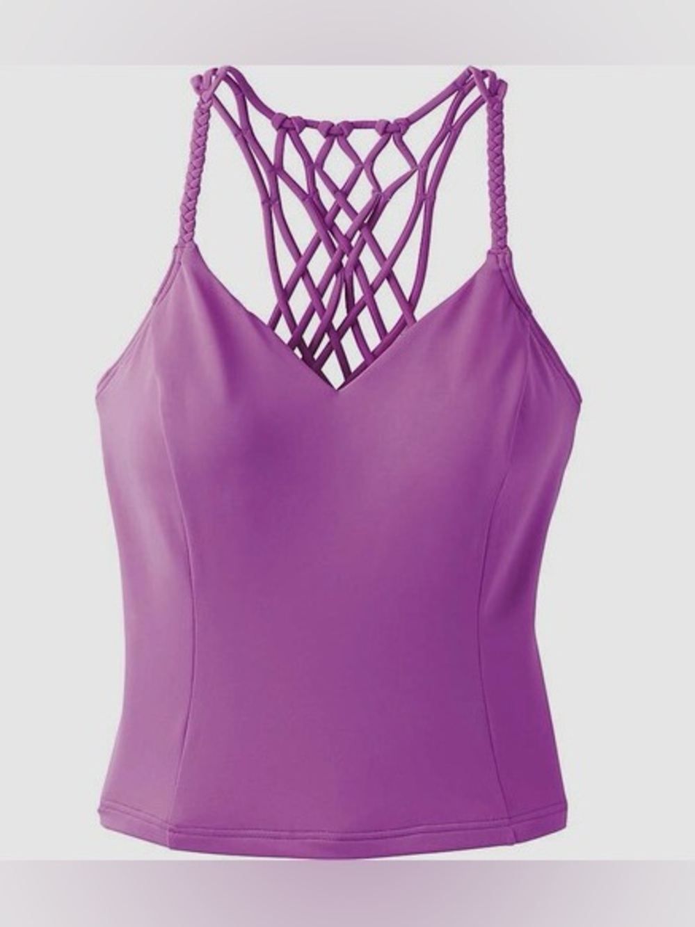 Prana Talula Tankini Top Women M Summer Plum Swimsuit